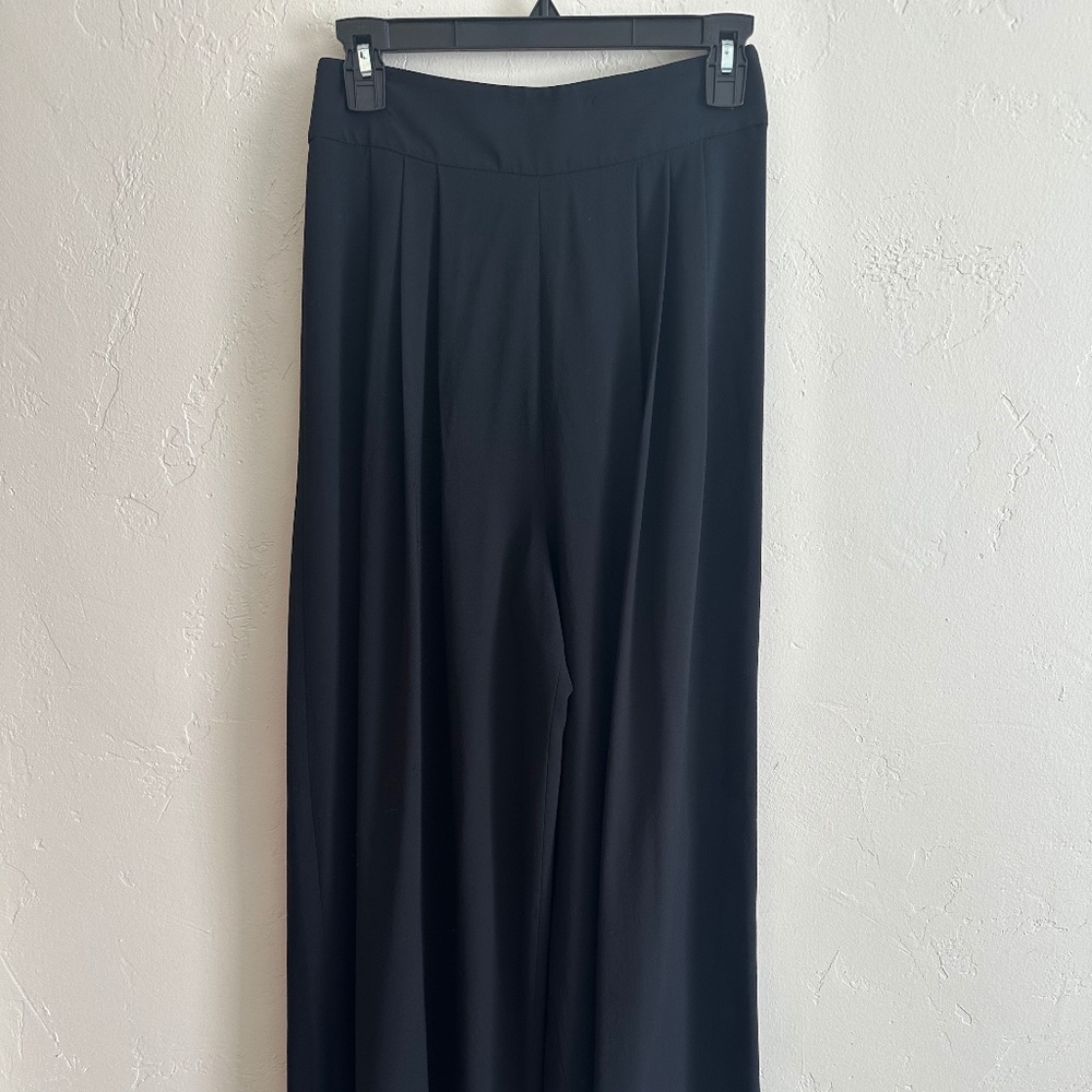 Alice + Olivia Black Wide Leg Pants